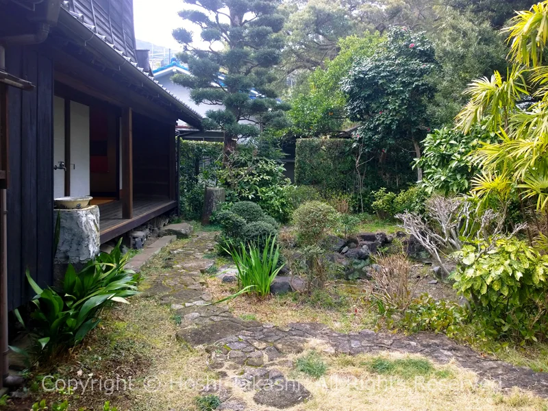 小休本陣常盤家住宅のお庭