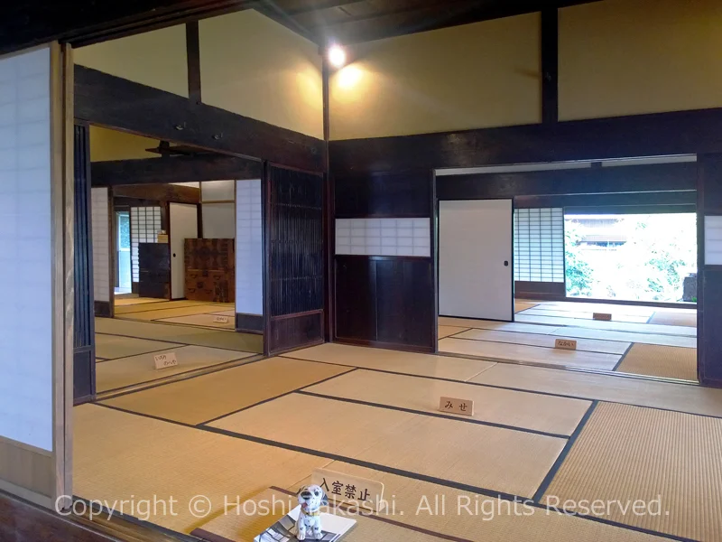 六間取りの常盤家住宅