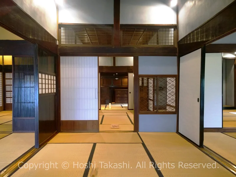 常盤家住宅の内部