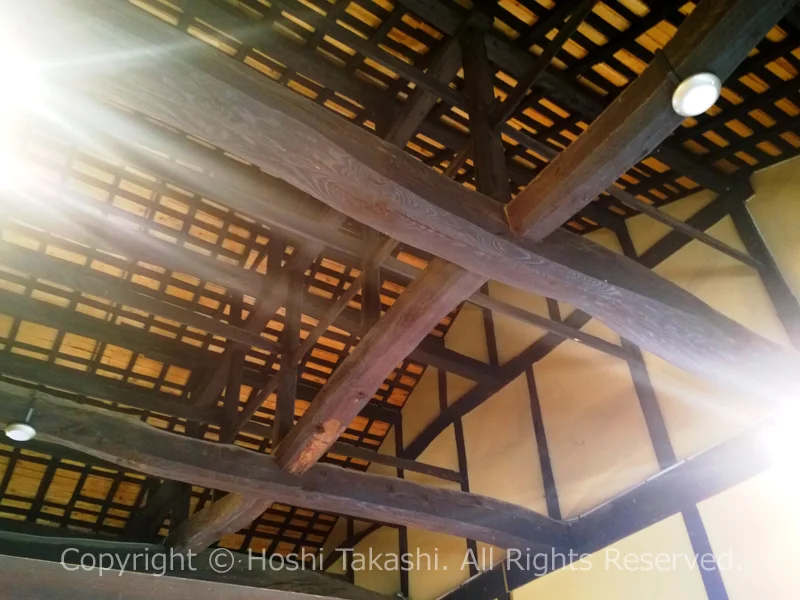 小休本陣常盤家住宅の屋根裏