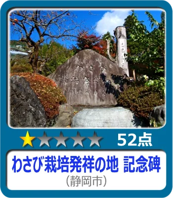 わさび栽培発祥の地 記念碑